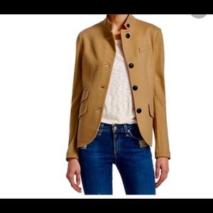 Brand new camel blazer from All Saints- never worn, tags on size 4!